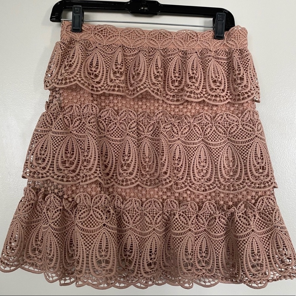 Self-Portrait Lace Skirt